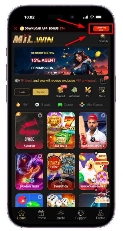 Mil Win APK Download