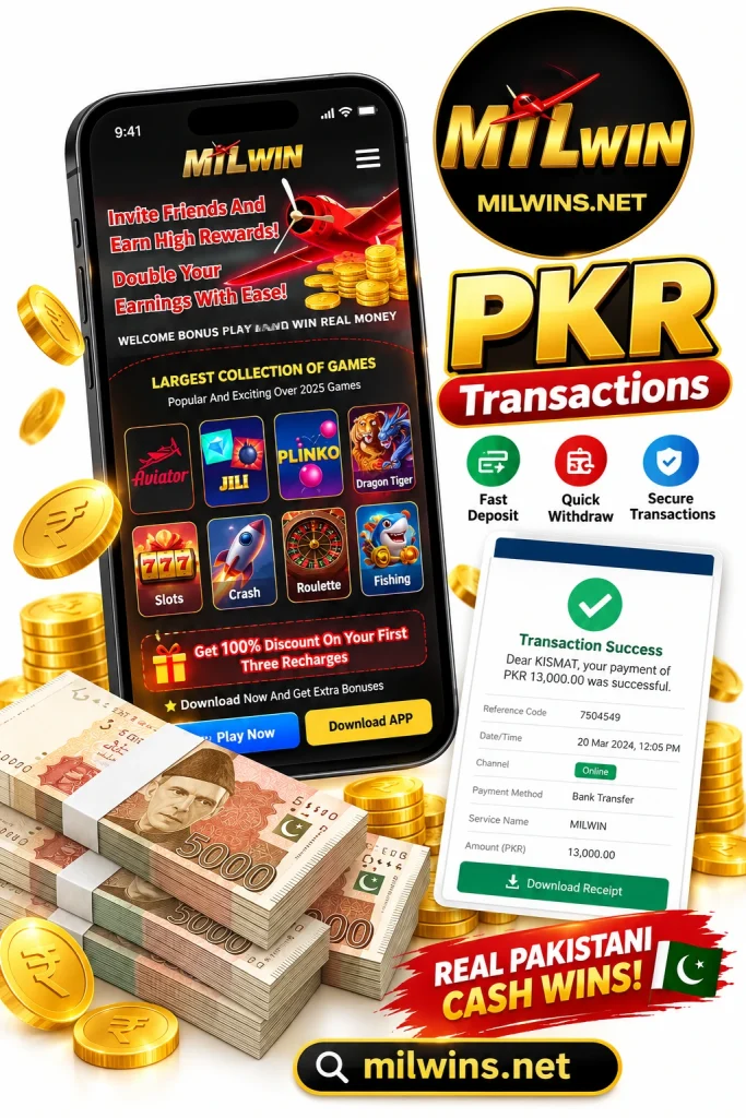 Mil Win PKR Transactions